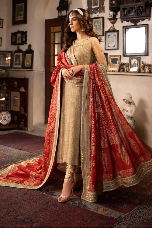 Maya | Eid Collection Naulakhi Kohtai | NILSA - by - Libasekhas UK - Registered Vendor of : Maya - 100% Original Designer Dresss