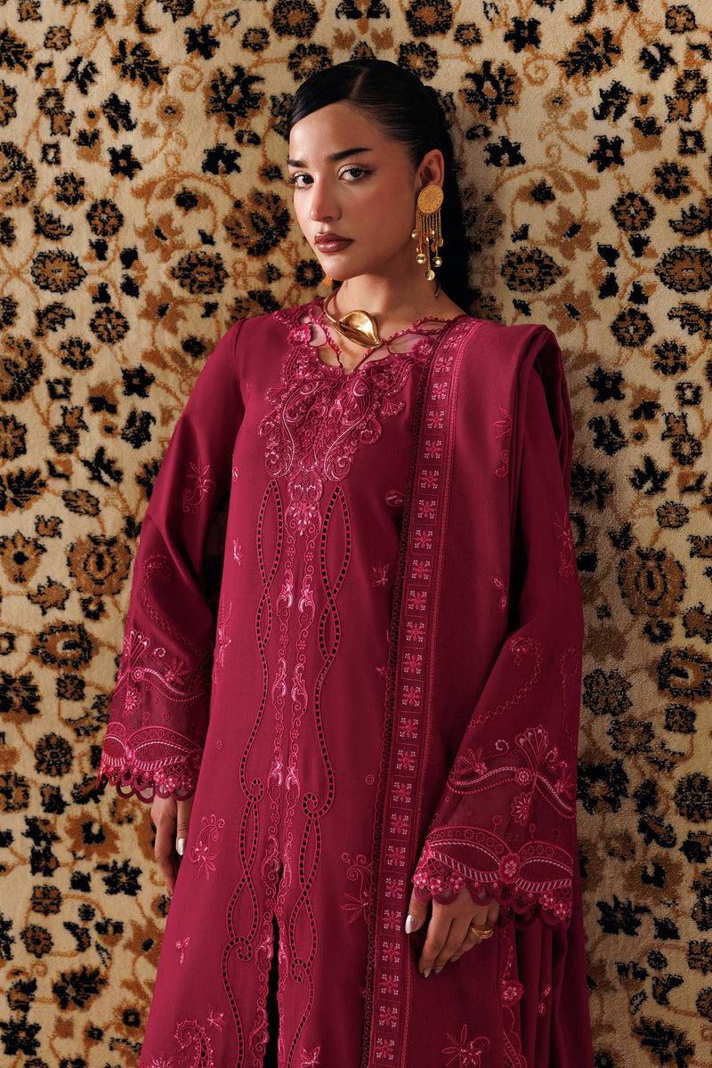 Qalamkar | Q Line Linen 26 | QLW-02 ALEENA - by Libasekhas UK - Registered Vendor of : Qalamkar - 100% Original Designer Dress