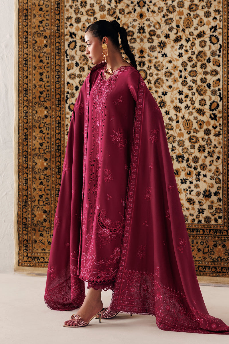Qalamkar | Q Line Linen 26 | QLW-02 ALEENA - by Libasekhas UK - Registered Vendor of : Qalamkar - 100% Original Designer Dress