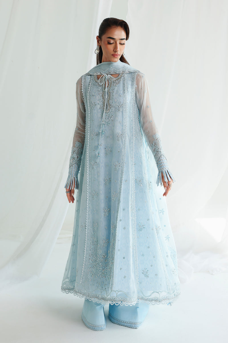 Qalamkar | Chiffon 26 | QCC-08 SONA - by Libasekhas UK - Registered Vendor of : Qalamkar - 100% Original Designer Dress