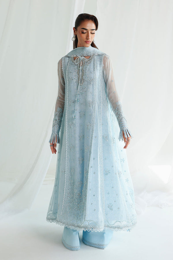Qalamkar | Chiffon 26 | QCC-08 SONA - by Libasekhas UK - Registered Vendor of : Qalamkar - 100% Original Designer Dress