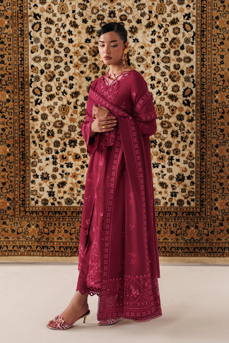 Qalamkar | Q Line Linen 26 | QLW-02 ALEENA - by Libasekhas UK - Registered Vendor of : Qalamkar - 100% Original Designer Dress