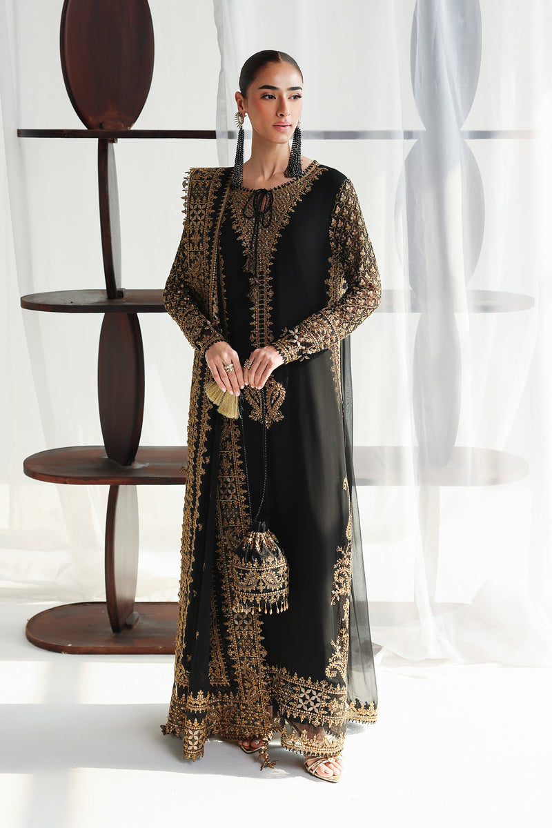 Qalamkar | Chiffon 26 | QCC-06 WALIYA - by Libasekhas UK - Registered Vendor of : Qalamkar - 100% Original Designer Dress