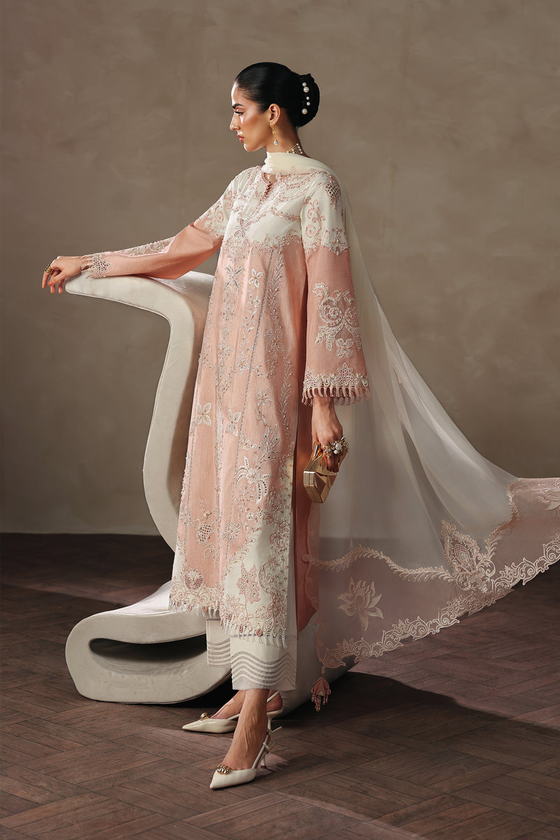 Qalamkar | Luxury Pret 26 | QLP-08 - Beena - by Libasekhas UK - Registered Vendor of : Qalamkar - 100% Original Designer Dress