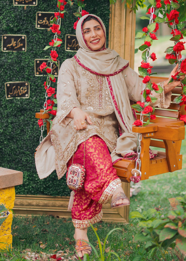 Mahgul | Dilara Formals | Rafia - by - Libasekhas UK - Registered Vendor of : Mahgul - 100% Original Designer Dresss