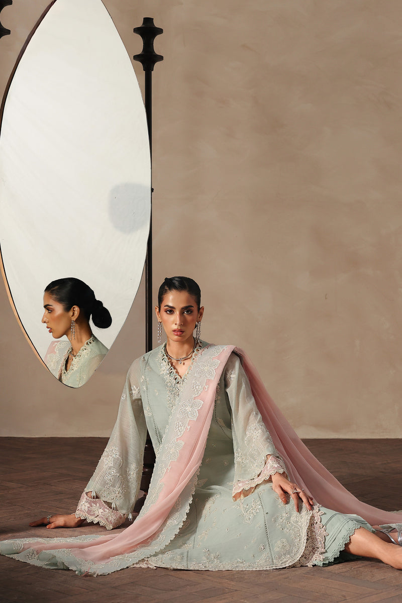 Qalamkar | Luxury Pret 26 | QLP-02 - Nazia - by Libasekhas UK - Registered Vendor of : Qalamkar - 100% Original Designer Dress