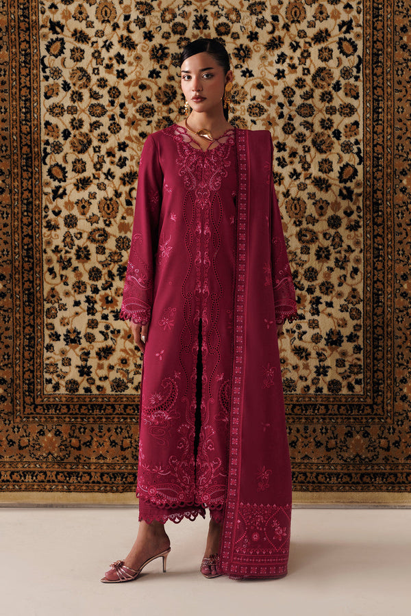 Qalamkar | Q Line Linen 26 | QLW-02 ALEENA - by Libasekhas UK - Registered Vendor of : Qalamkar - 100% Original Designer Dress