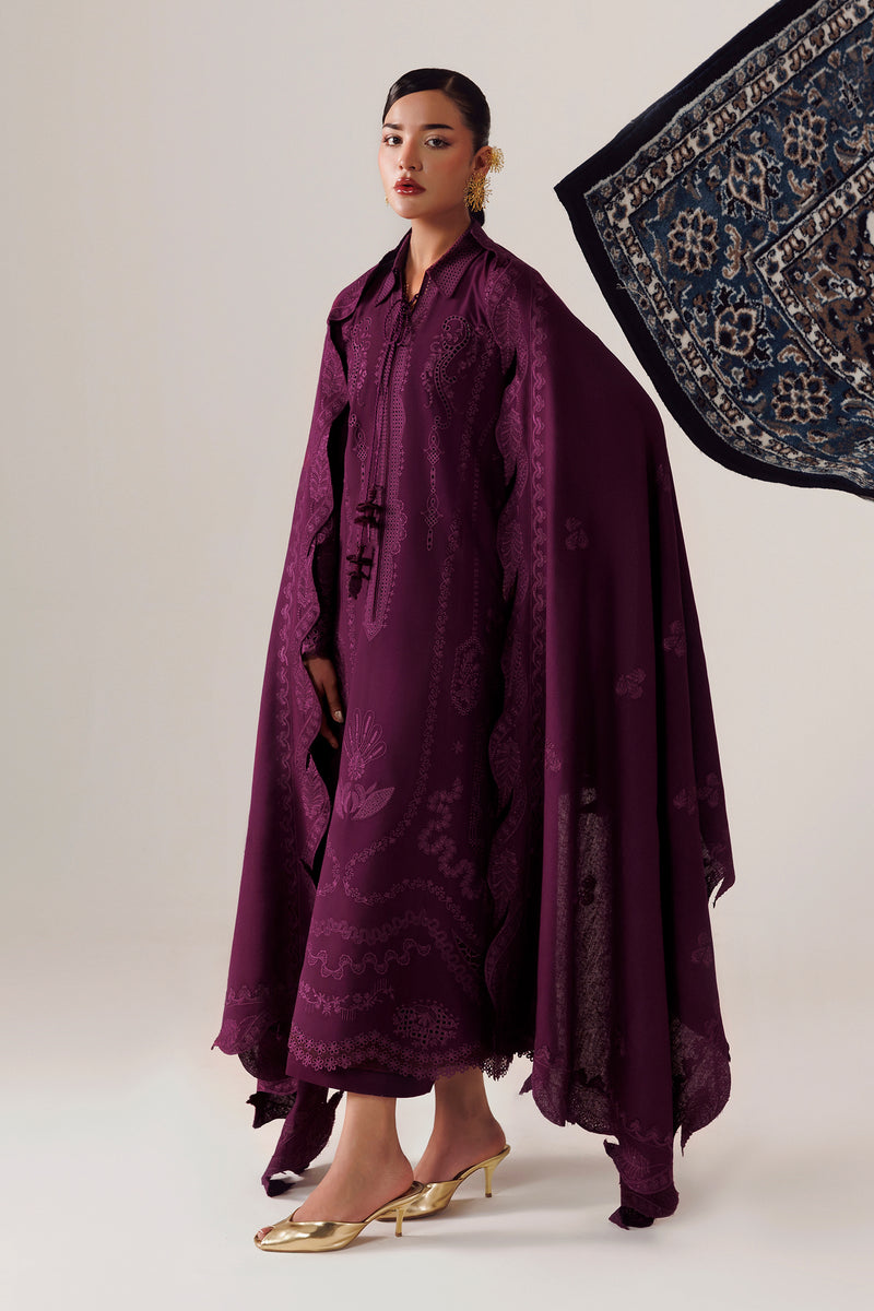 Qalamkar | Q Line Linen 26 | QLW-07 MAHEEN - by Libasekhas UK - Registered Vendor of : Qalamkar - 100% Original Designer Dress