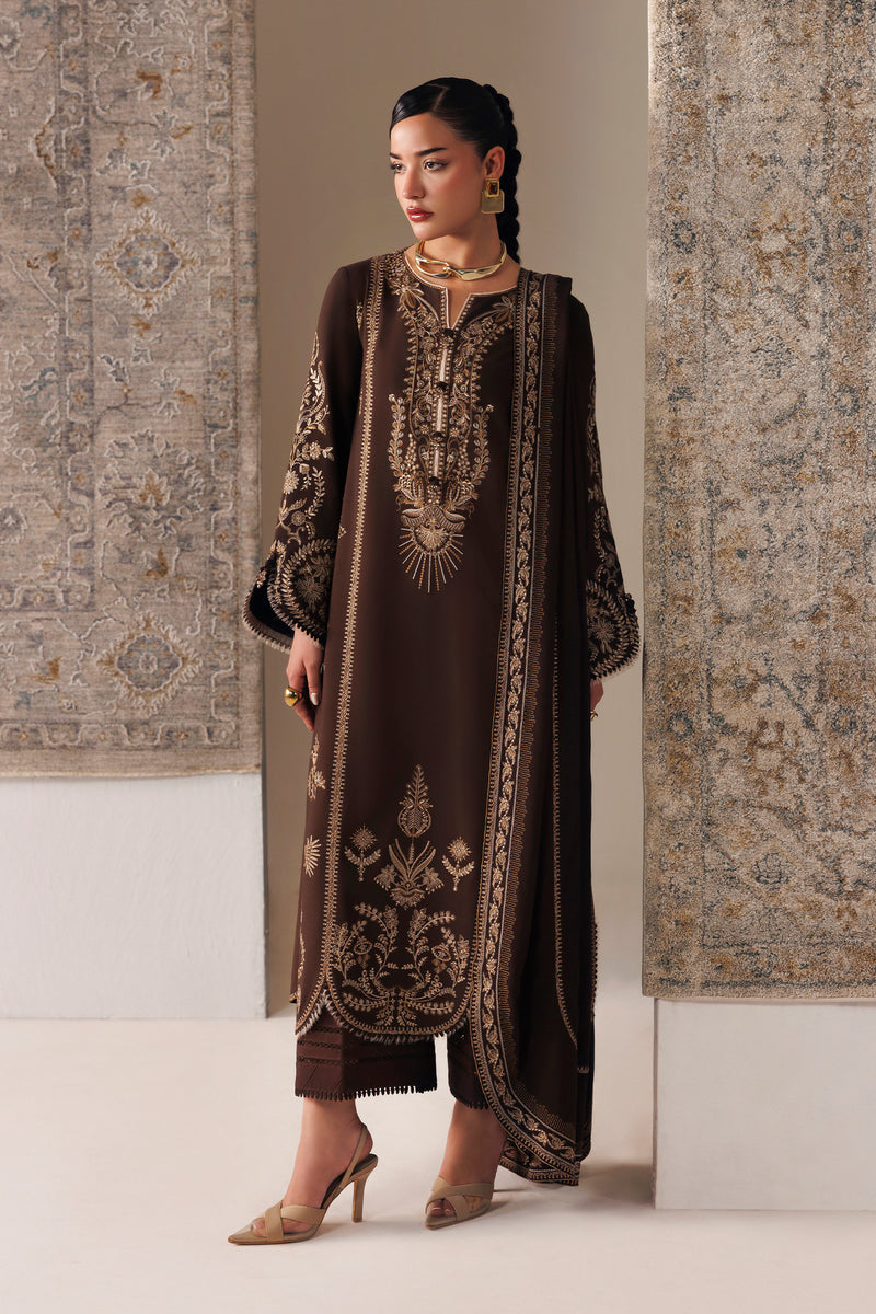 Qalamkar | Q Line Linen 26 | QLW-04 SHAHEEN - by Libasekhas UK - Registered Vendor of : Qalamkar - 100% Original Designer Dress