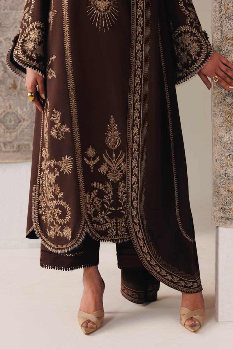 Qalamkar | Q Line Linen 26 | QLW-04 SHAHEEN - by Libasekhas UK - Registered Vendor of : Qalamkar - 100% Original Designer Dress