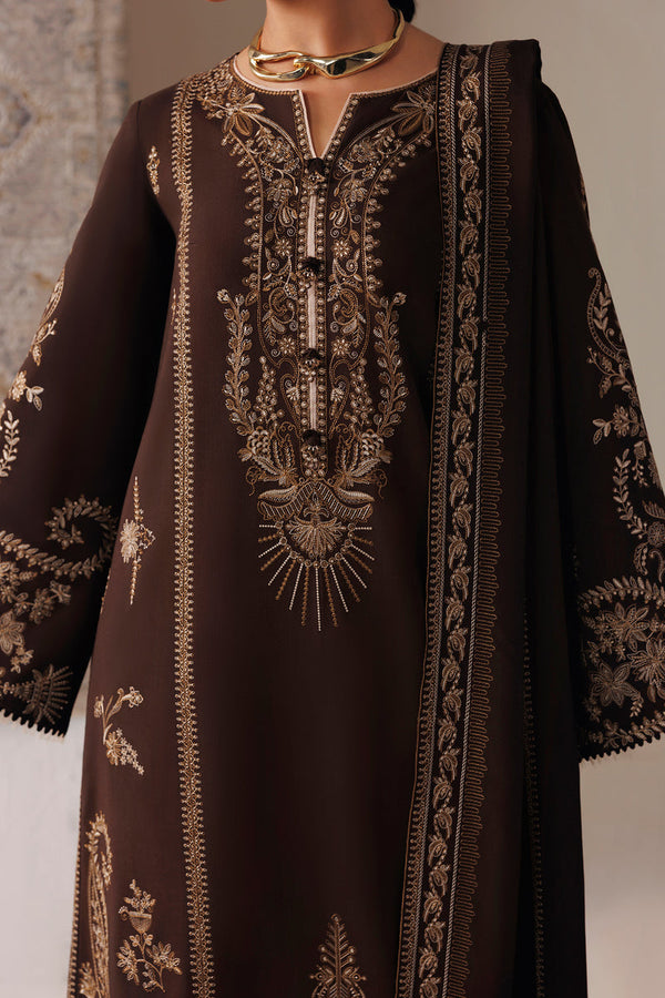 Qalamkar | Q Line Linen 26 | QLW-04 SHAHEEN - by Libasekhas UK - Registered Vendor of : Qalamkar - 100% Original Designer Dress