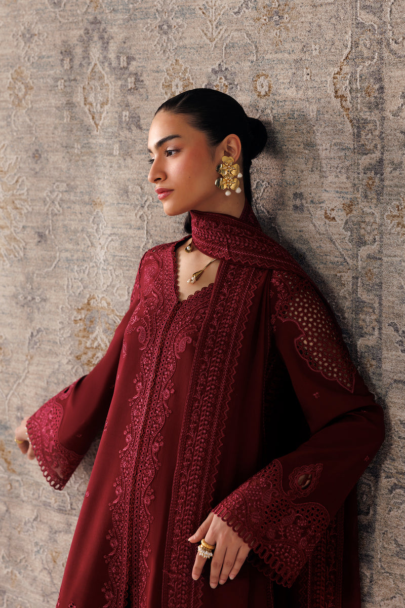 Qalamkar | Q Line Linen 26 | QLW-08 NEIRAH - by Libasekhas UK - Registered Vendor of : Qalamkar - 100% Original Designer Dress
