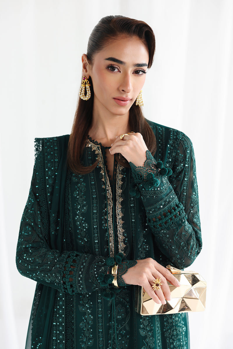 Qalamkar | Chiffon 26 | QCC-05 JANAAN - by Libasekhas UK - Registered Vendor of : Qalamkar - 100% Original Designer Dress