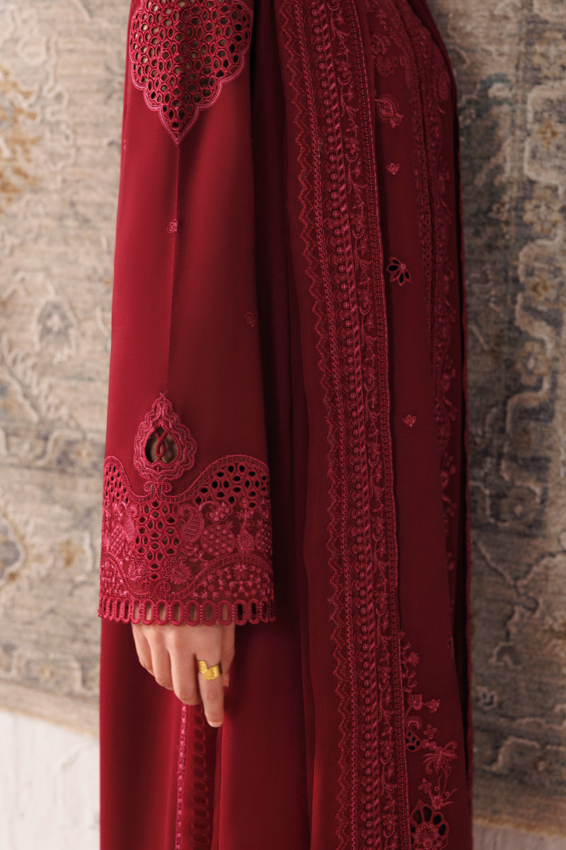Qalamkar | Q Line Linen 26 | QLW-08 NEIRAH - by Libasekhas UK - Registered Vendor of : Qalamkar - 100% Original Designer Dress