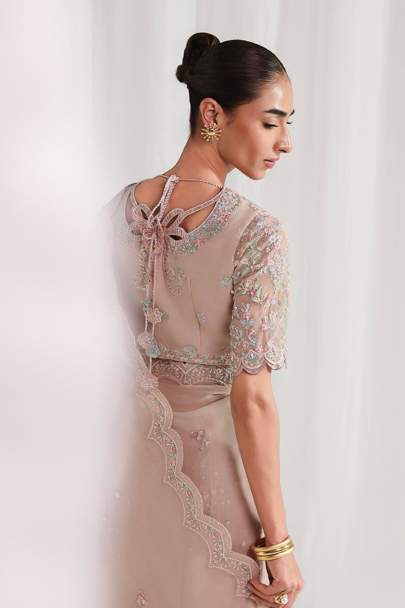 Qalamkar | Chiffon 26 | QCC-04 NOVERA - by Libasekhas UK - Registered Vendor of : Qalamkar - 100% Original Designer Dress