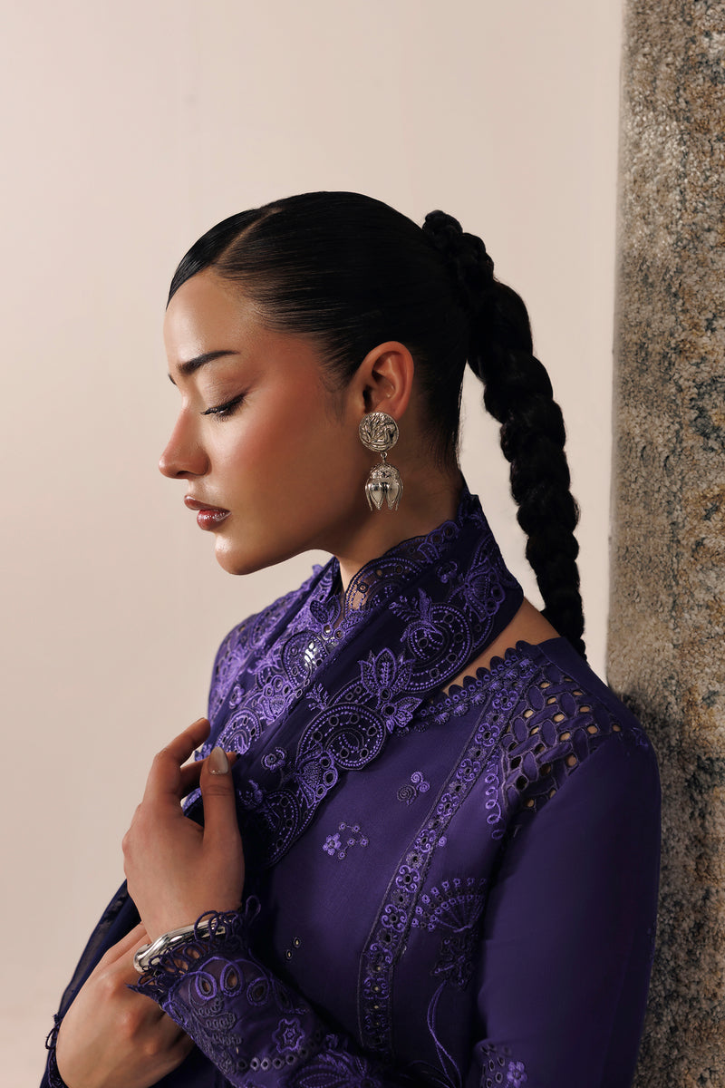 Qalamkar | Q Line Linen 26 | QLW-05 ZEEMAL - by Libasekhas UK - Registered Vendor of : Qalamkar - 100% Original Designer Dress
