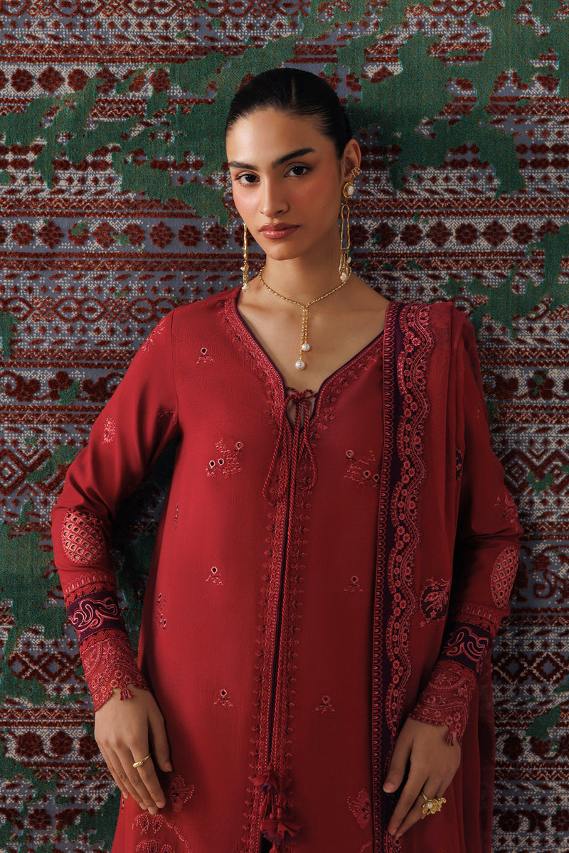 Qalamkar | Q Line Linen 26 | QLW-03 ZAIRA - by Libasekhas UK - Registered Vendor of : Qalamkar - 100% Original Designer Dress