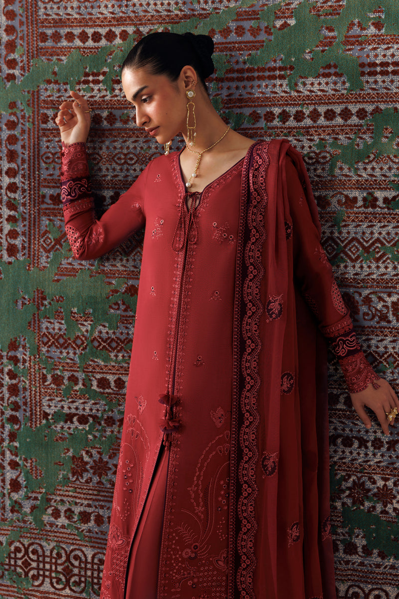 Qalamkar | Q Line Linen 26 | QLW-03 ZAIRA - by Libasekhas UK - Registered Vendor of : Qalamkar - 100% Original Designer Dress