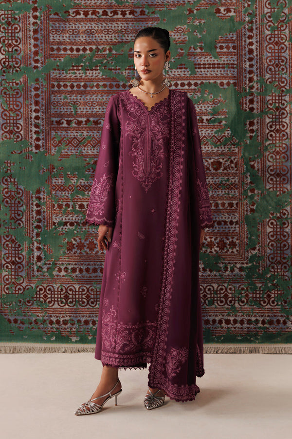 Qalamkar | Q Line Linen 26 | QLW-14 FARWA - by Libasekhas UK - Registered Vendor of : Qalamkar - 100% Original Designer Dress