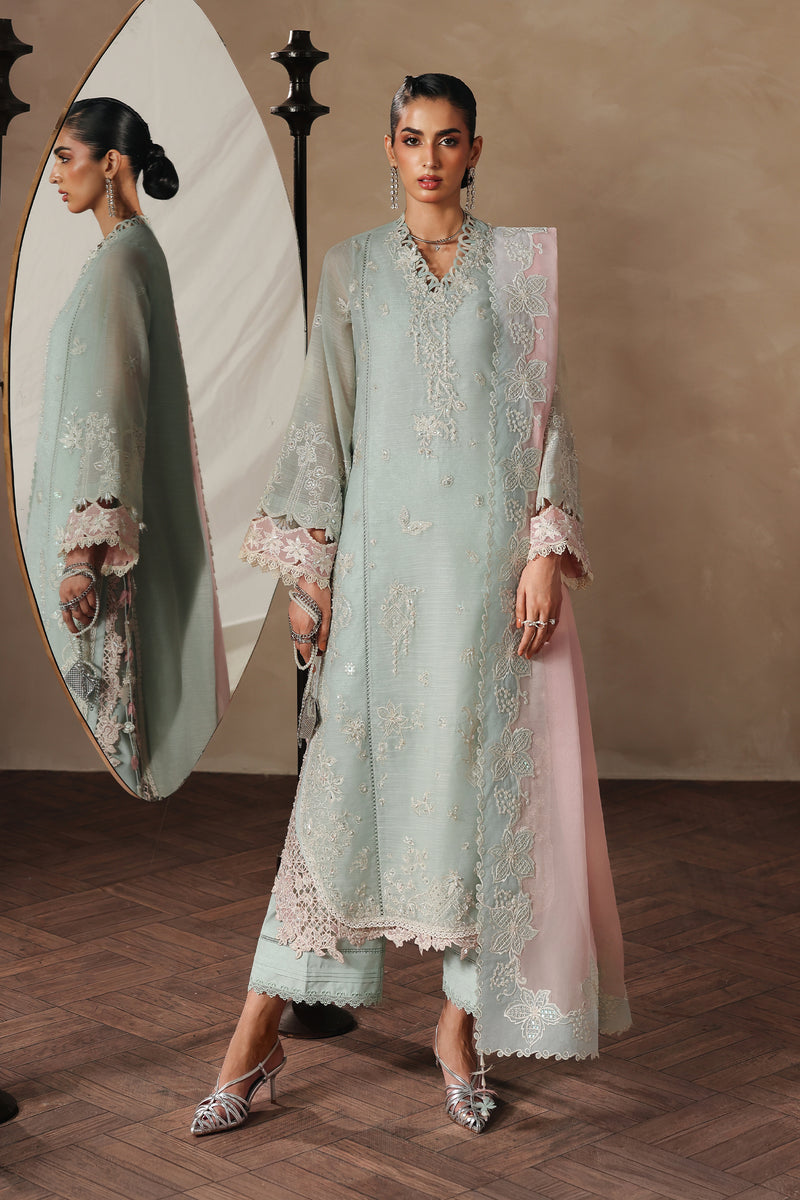 Qalamkar | Luxury Pret 26 | QLP-02 - Nazia - by Libasekhas UK - Registered Vendor of : Qalamkar - 100% Original Designer Dress