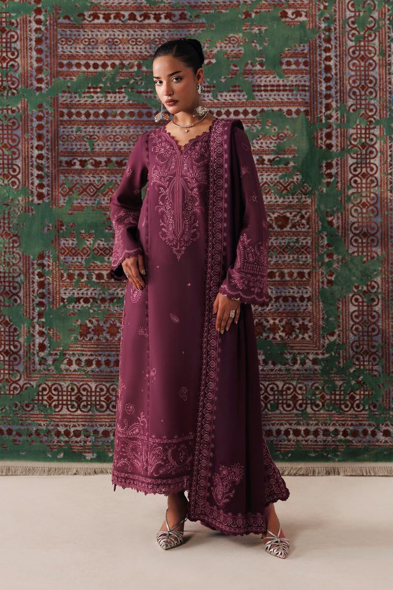 Qalamkar | Q Line Linen 26 | QLW-14 FARWA - by Libasekhas UK - Registered Vendor of : Qalamkar - 100% Original Designer Dress