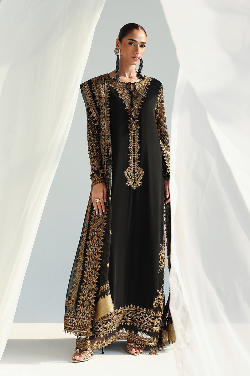 Qalamkar | Chiffon 26 | QCC-06 WALIYA - by Libasekhas UK - Registered Vendor of : Qalamkar - 100% Original Designer Dress