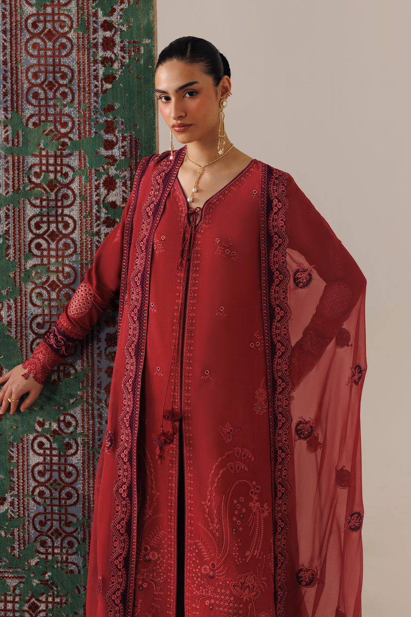 Qalamkar | Q Line Linen 26 | QLW-03 ZAIRA - by Libasekhas UK - Registered Vendor of : Qalamkar - 100% Original Designer Dress