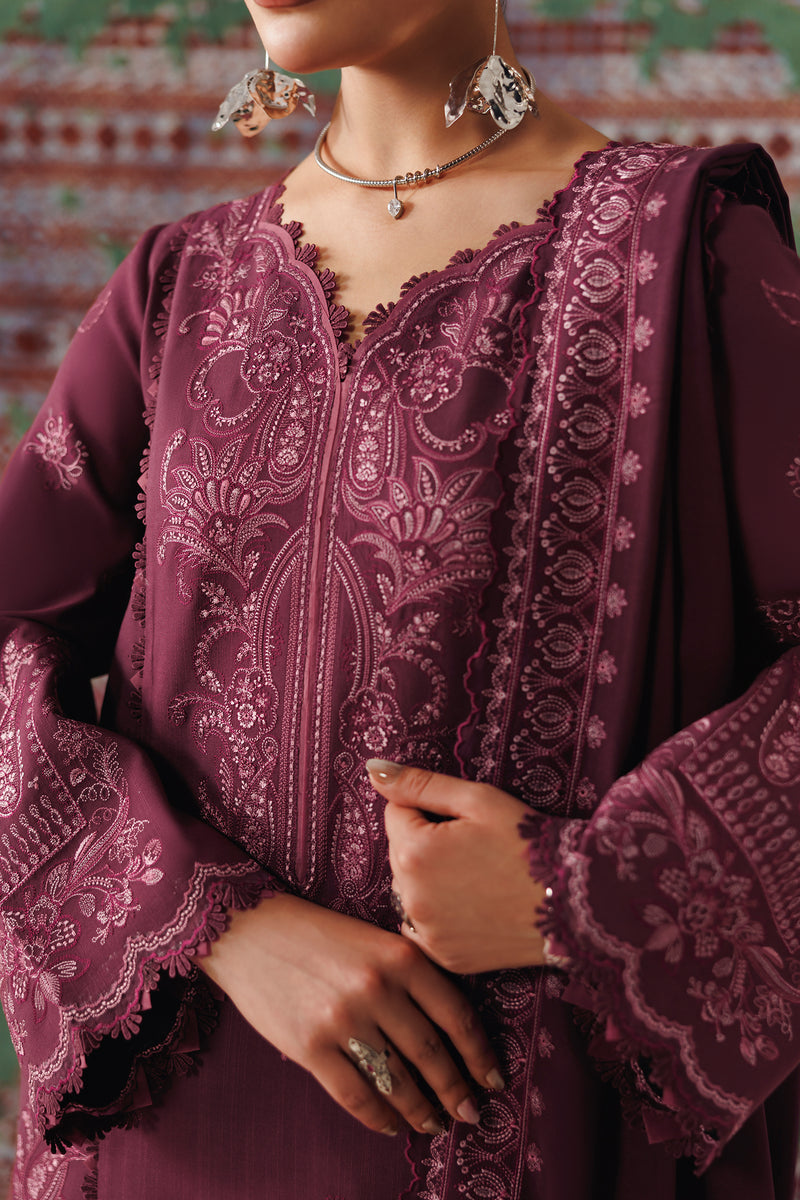 Qalamkar | Q Line Linen 26 | QLW-14 FARWA - by Libasekhas UK - Registered Vendor of : Qalamkar - 100% Original Designer Dress