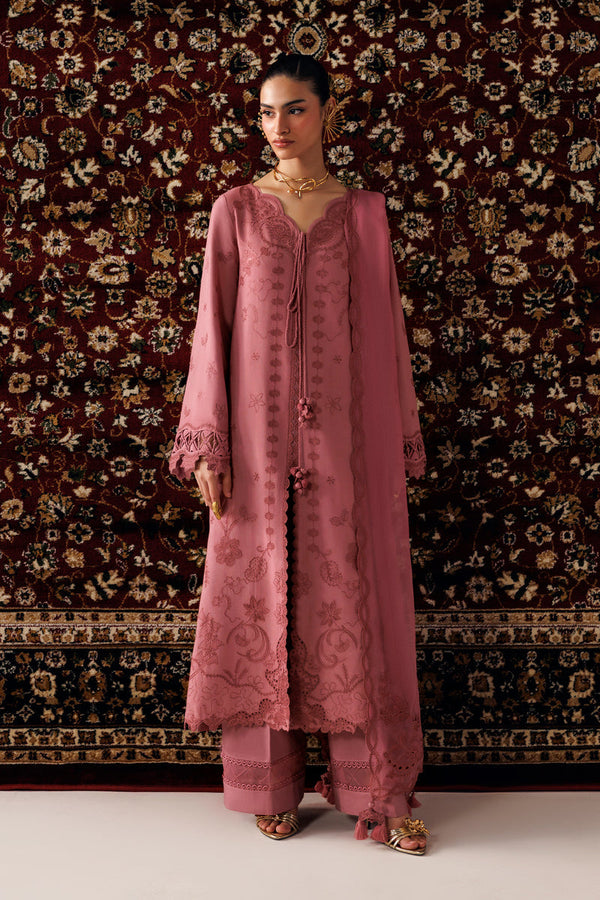 Qalamkar | Q Line Linen 26 | QLW-13 DANIYA - by Libasekhas UK - Registered Vendor of : Qalamkar - 100% Original Designer Dress