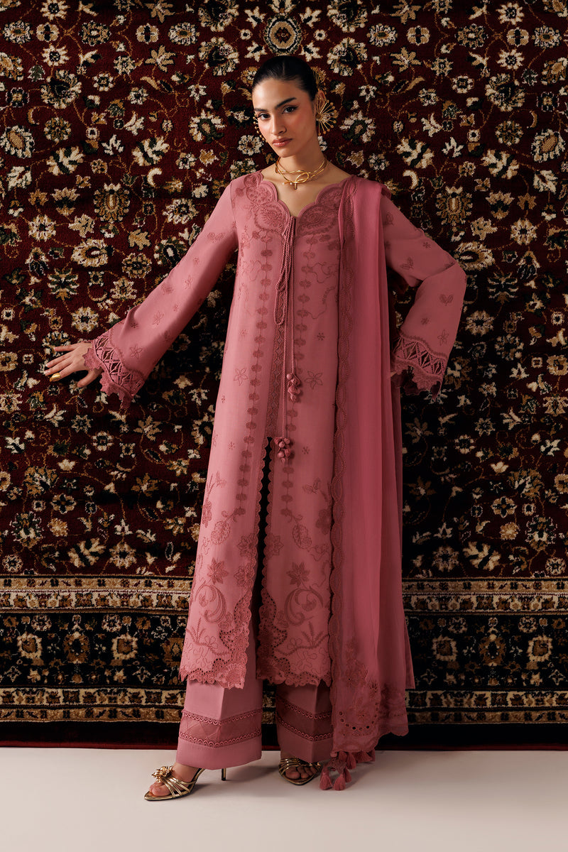 Qalamkar | Q Line Linen 26 | QLW-13 DANIYA - by Libasekhas UK - Registered Vendor of : Qalamkar - 100% Original Designer Dress