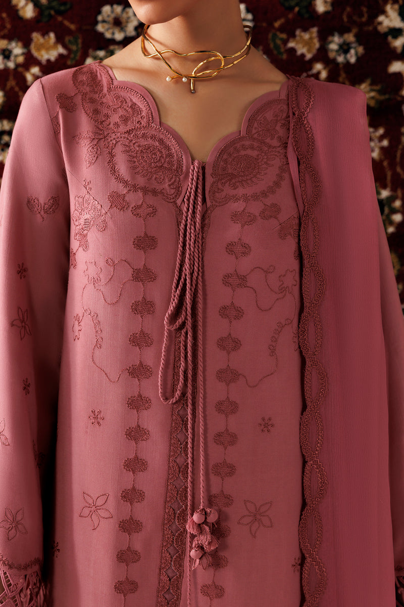 Qalamkar | Q Line Linen 26 | QLW-13 DANIYA - by Libasekhas UK - Registered Vendor of : Qalamkar - 100% Original Designer Dress