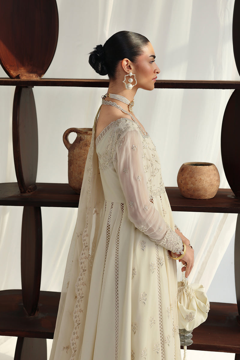 Qalamkar | Chiffon 26 | QCC-07 AMERA - by Libasekhas UK - Registered Vendor of : Qalamkar - 100% Original Designer Dress