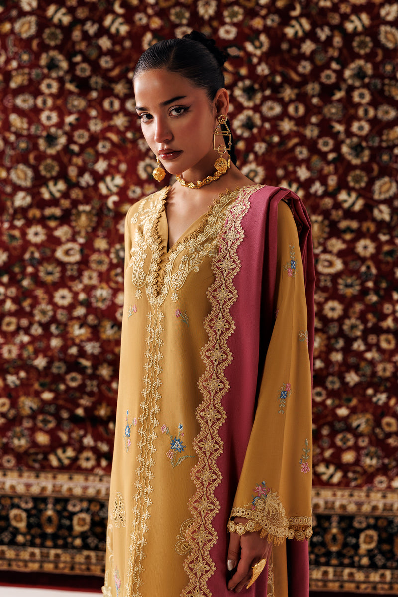 Qalamkar | Q Line Linen 26 | QLW-06 NYRA - by Libasekhas UK - Registered Vendor of : Qalamkar - 100% Original Designer Dress