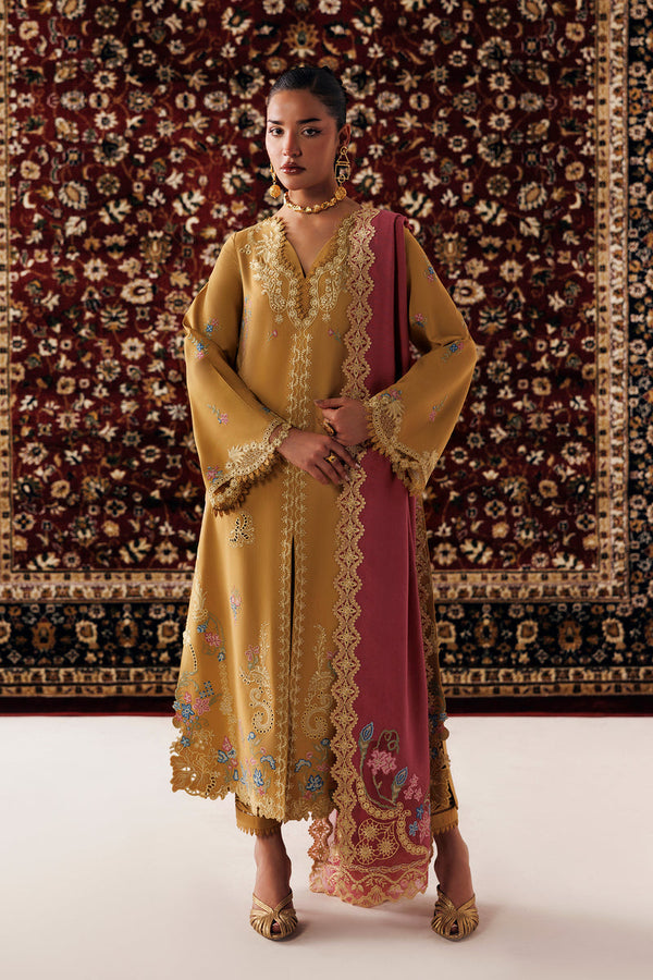 Qalamkar | Q Line Linen 26 | QLW-06 NYRA - by Libasekhas UK - Registered Vendor of : Qalamkar - 100% Original Designer Dress