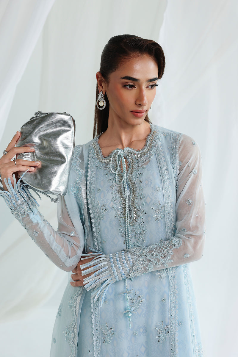 Qalamkar | Chiffon 26 | QCC-08 SONA - by Libasekhas UK - Registered Vendor of : Qalamkar - 100% Original Designer Dress