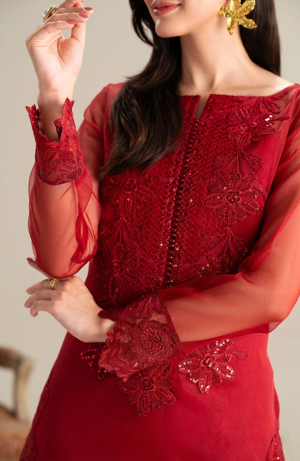 Maryum N Maria | Lagom Ready to Wear | DAHLIA - MS-24211 - by - Libasekhas UK - Registered Vendor of : Maryum N Maria - 100% Original Designer Dresss