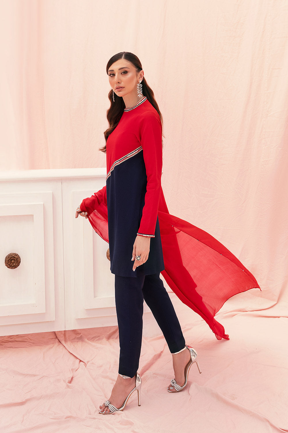 Caia | Pret Collection | DELPHINE - by - Libasekhas UK - Registered Vendor of : Caia - 100% Original Designer Dresss