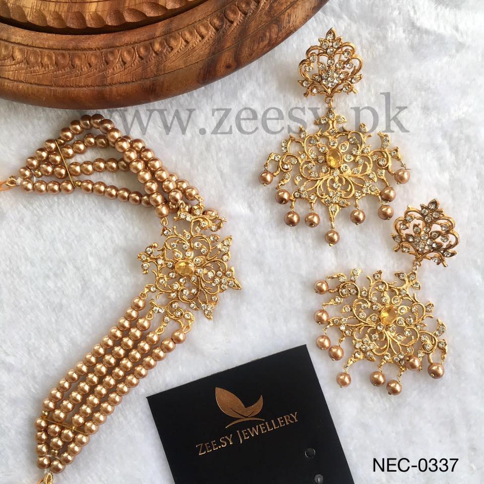 Sunflower Necklace-0337 - by - Libasekhas UK - Registered Vendor of : Zeesy - 100% Original Designer Dresss