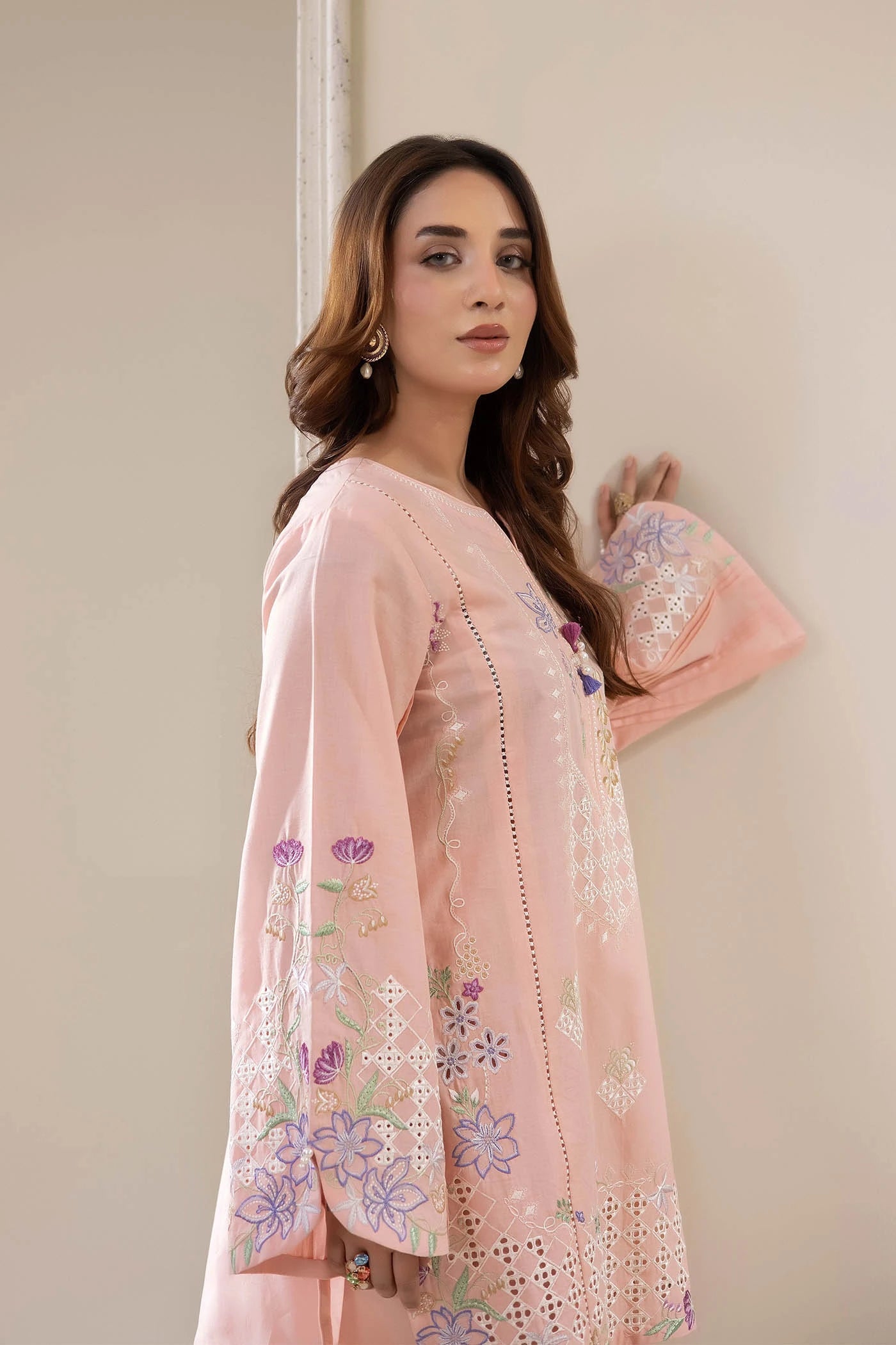 Adans Libas | Embrodiered Co Ord Sets | 4071 - by Libasekhas UK - Registered Vendor of : Adans Libas - 100% Original Designer Dress