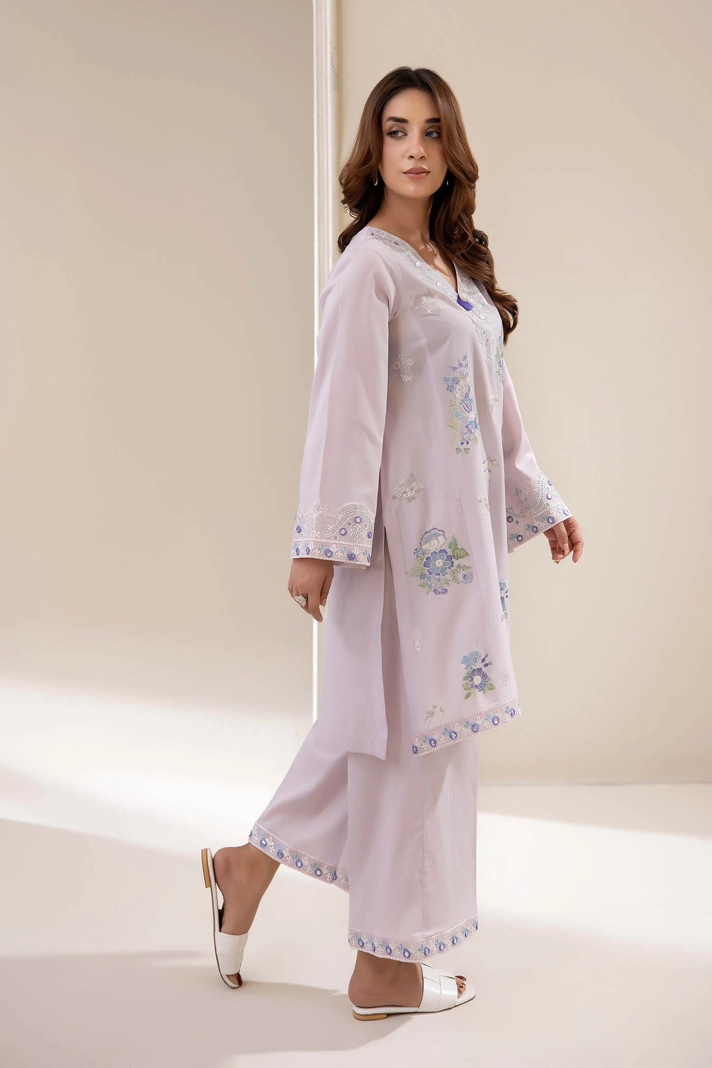 Adans Libas | Embrodiered Co Ord Sets | 4063 - by Libasekhas UK - Registered Vendor of : Adans Libas - 100% Original Designer Dress