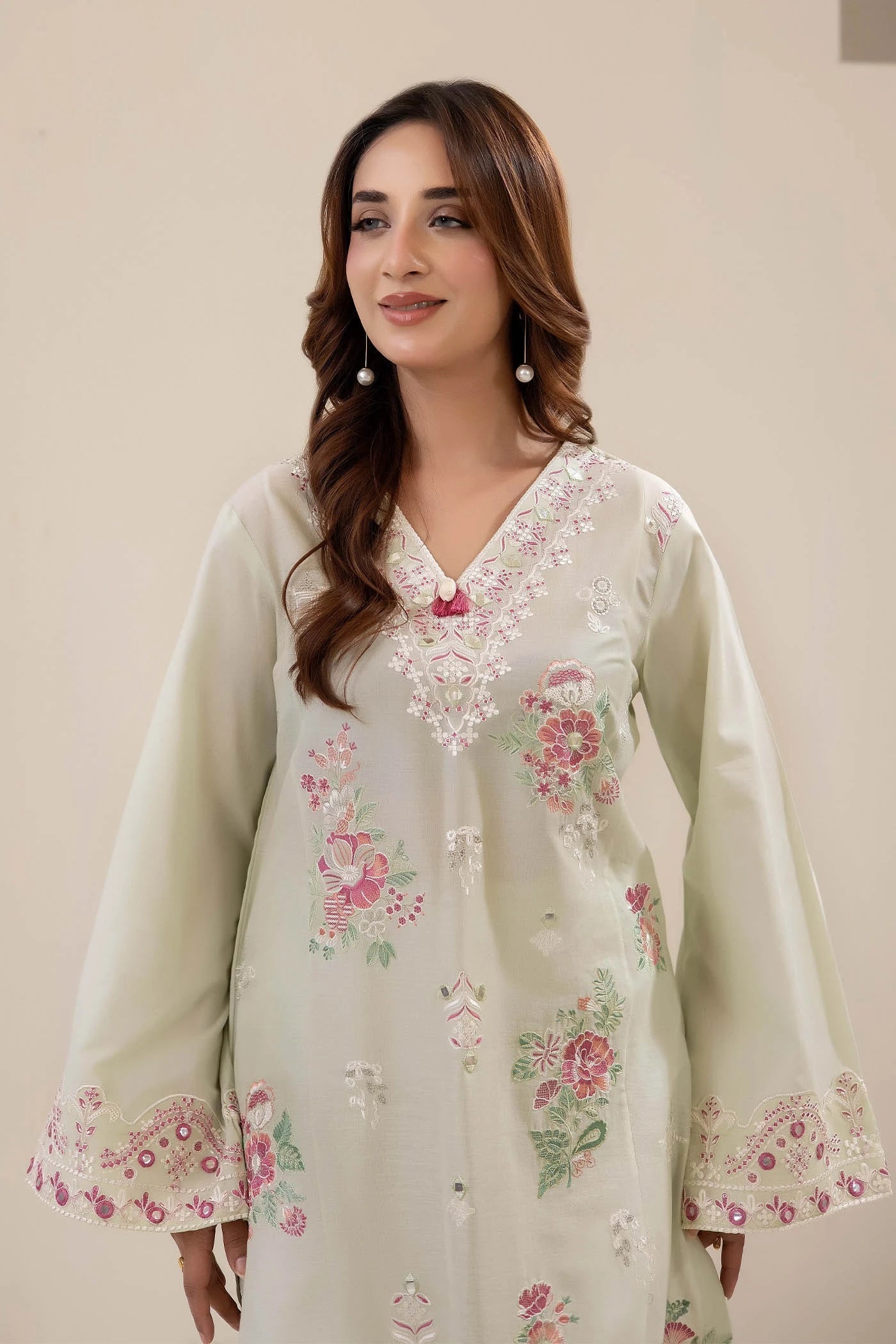 Adans Libas | Embrodiered Co Ord Sets | 4068 - by Libasekhas UK - Registered Vendor of : Adans Libas - 100% Original Designer Dress