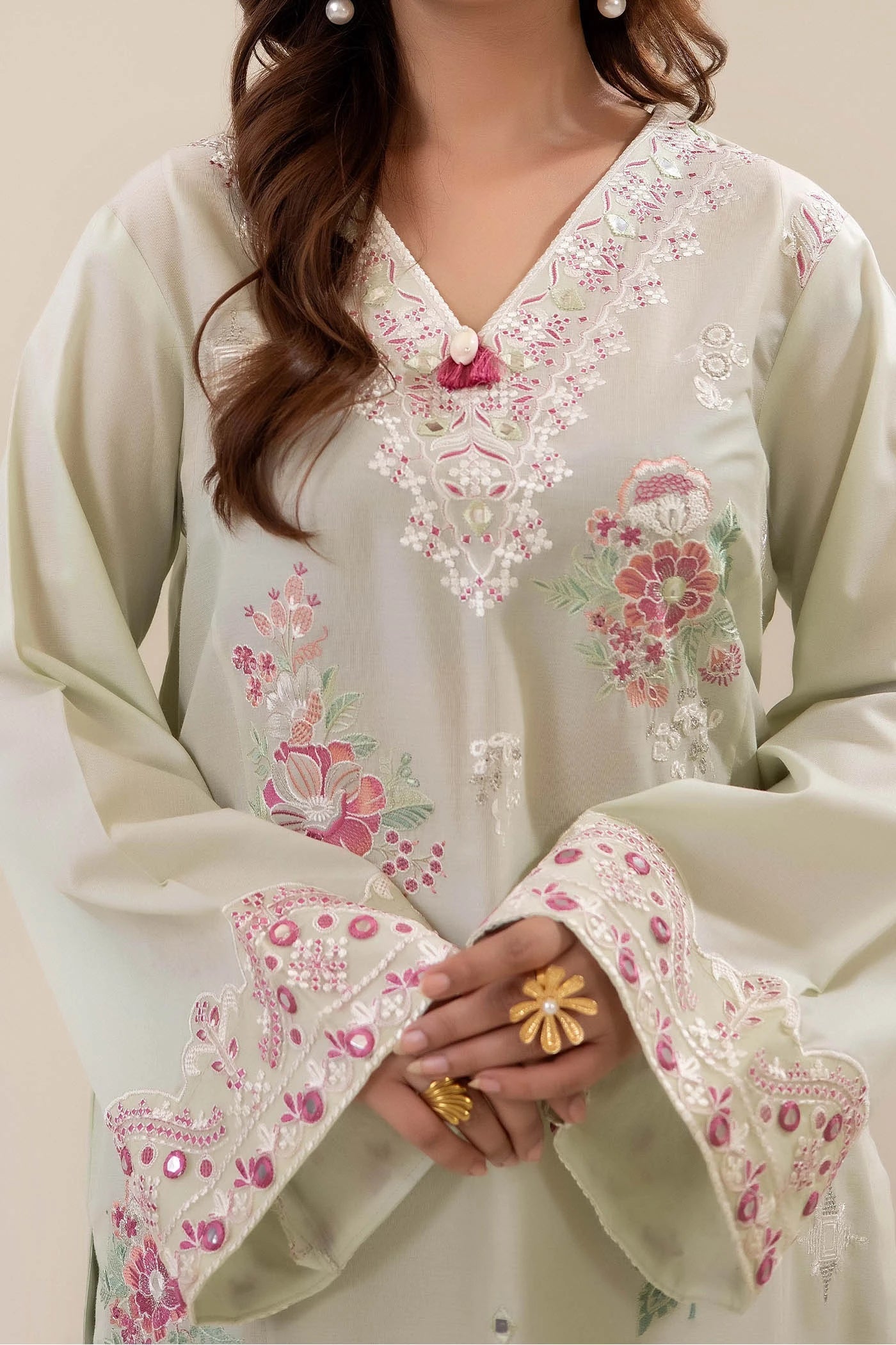 Adans Libas | Embrodiered Co Ord Sets | 4068 - by Libasekhas UK - Registered Vendor of : Adans Libas - 100% Original Designer Dress