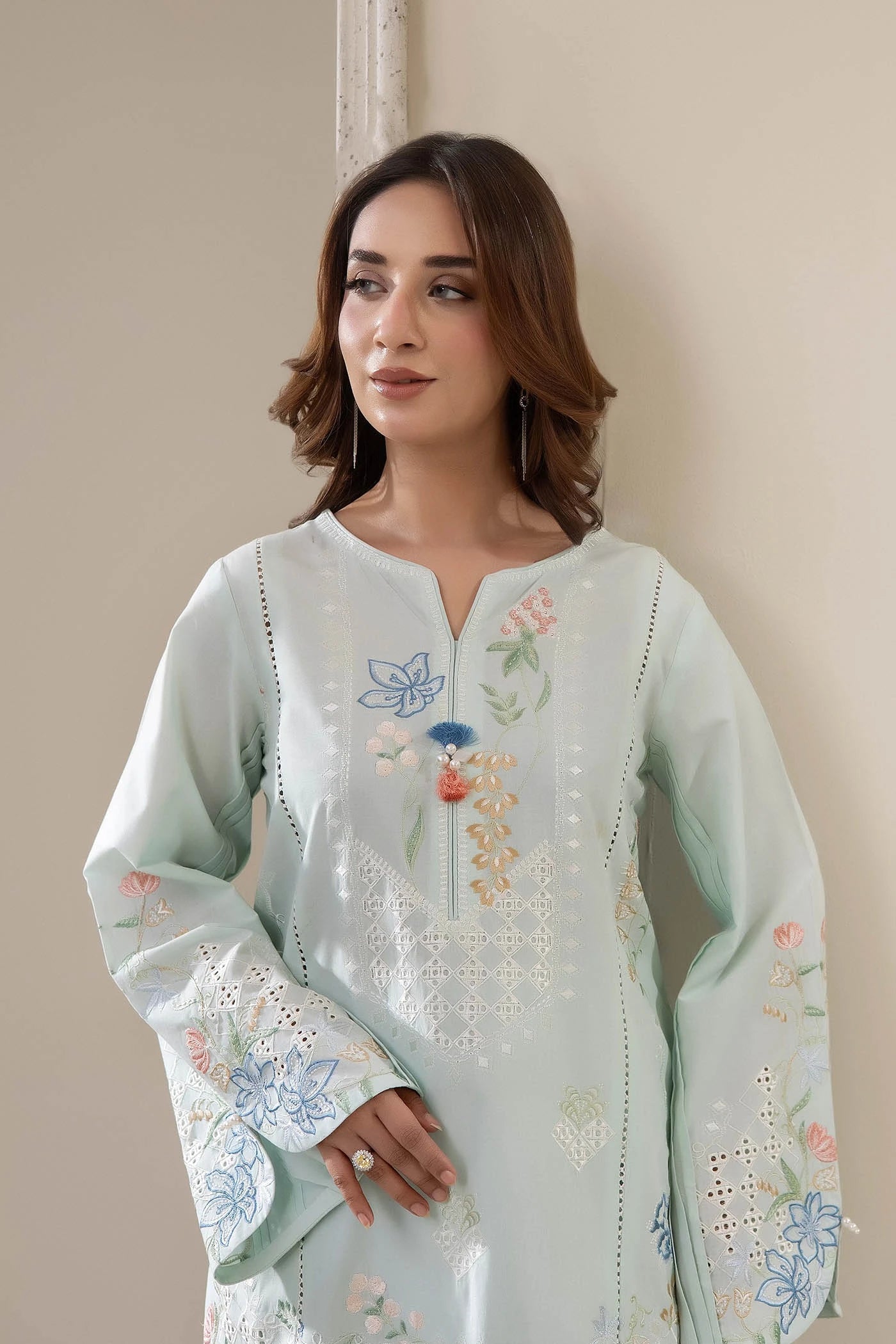 Adans Libas | Embrodiered Co Ord Sets | 4070 - by Libasekhas UK - Registered Vendor of : Adans Libas - 100% Original Designer Dress