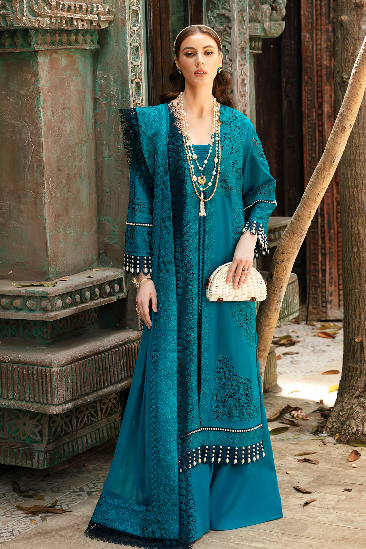 Imrozia Premium | Reve Luxury Lawn | S.L 55 Camila - by - Libasekhas UK - Registered Vendor of : Imrozia Premium - 100% Original Designer Dresss