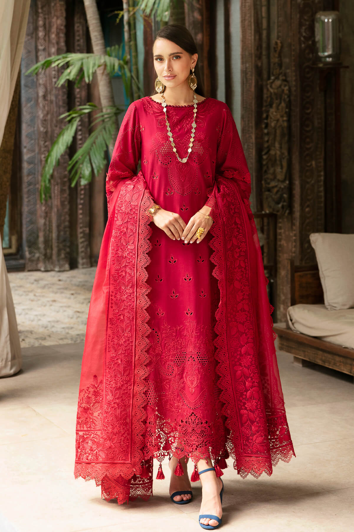 Imrozia Premium | Reve Luxury Lawn | S.L 56 Julia - by - Libasekhas UK - Registered Vendor of : Imrozia Premium - 100% Original Designer Dresss