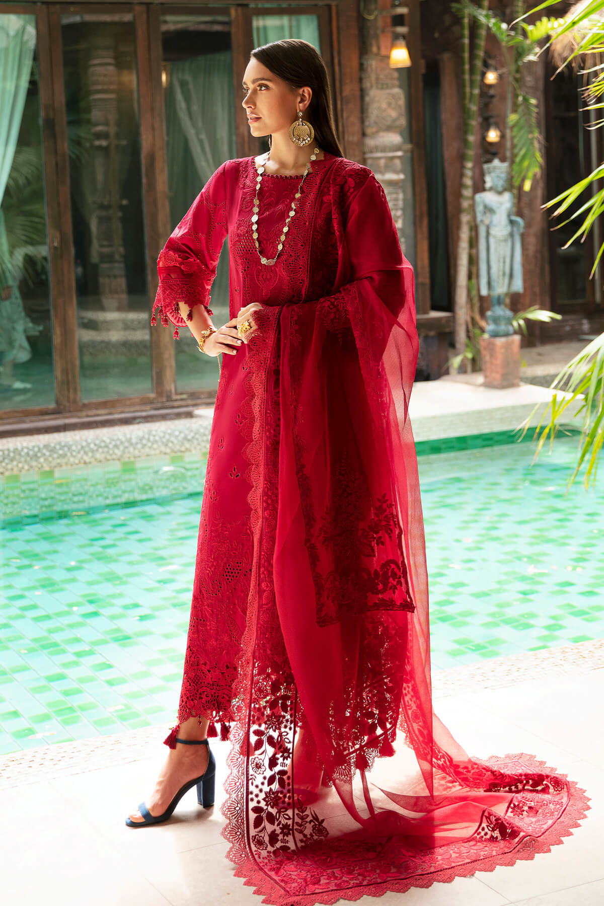Imrozia Premium | Reve Luxury Lawn | S.L 56 Julia - by - Libasekhas UK - Registered Vendor of : Imrozia Premium - 100% Original Designer Dresss