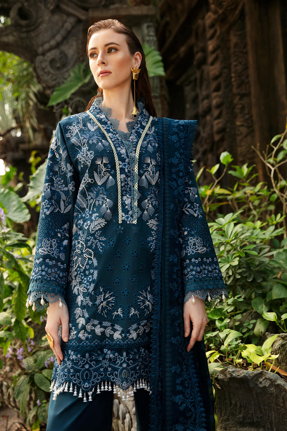Imrozia Premium | Reve Luxury Lawn | S.L 58 Desiree - by - Libasekhas UK - Registered Vendor of : Imrozia Premium - 100% Original Designer Dresss