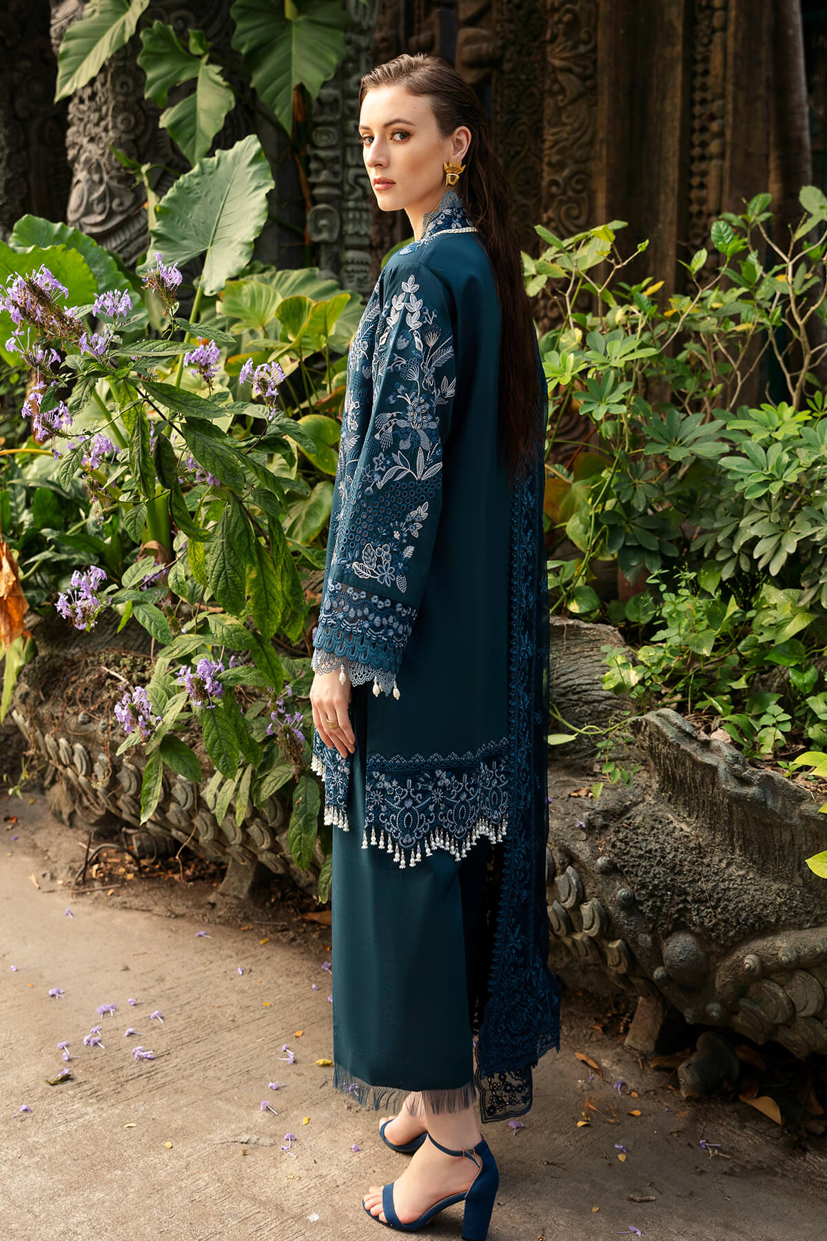 Imrozia Premium | Reve Luxury Lawn | S.L 58 Desiree - by - Libasekhas UK - Registered Vendor of : Imrozia Premium - 100% Original Designer Dresss