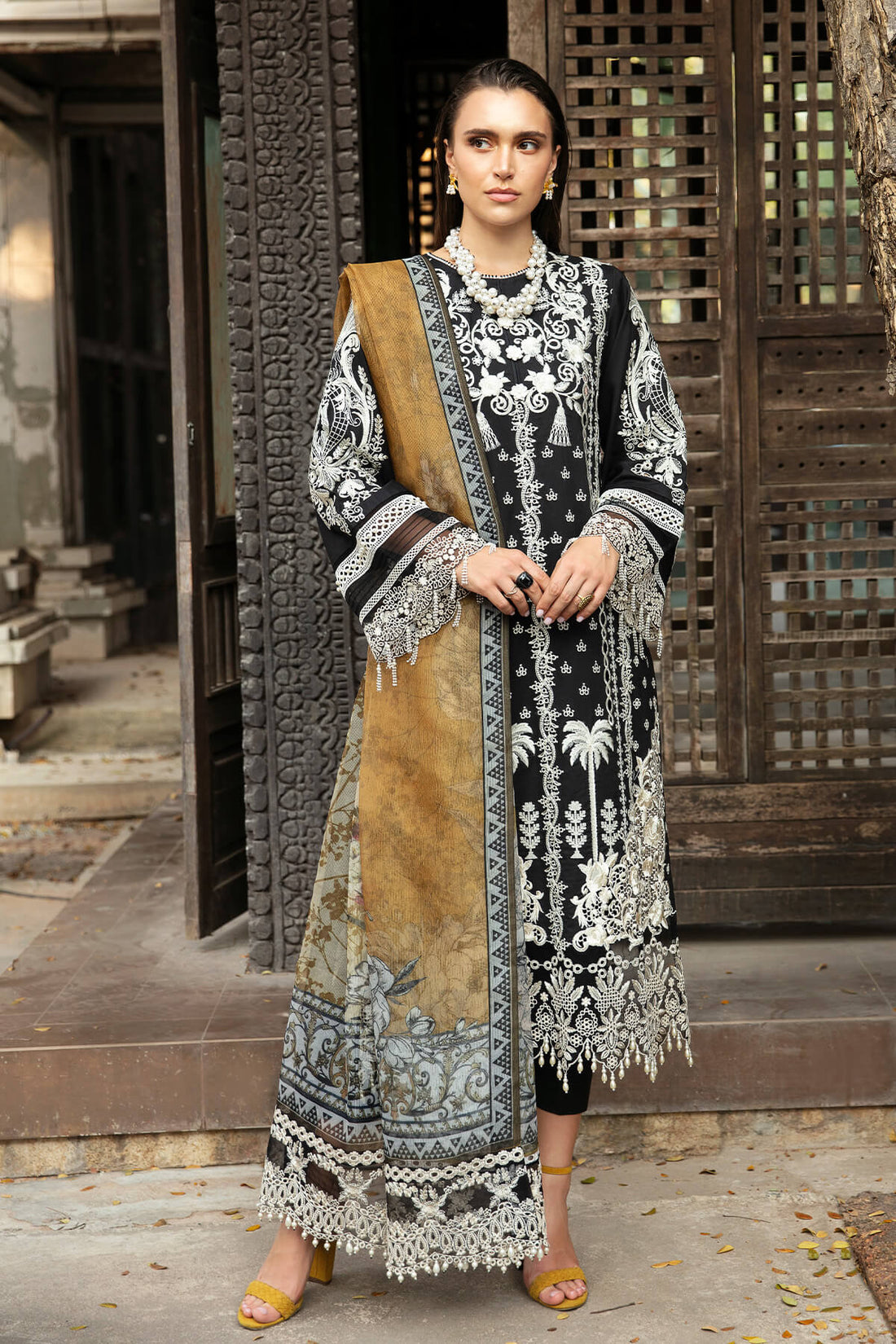 Imrozia Premium | Reve Luxury Lawn | S.L 63 Alma - by - Libasekhas UK - Registered Vendor of : Imrozia Premium - 100% Original Designer Dresss