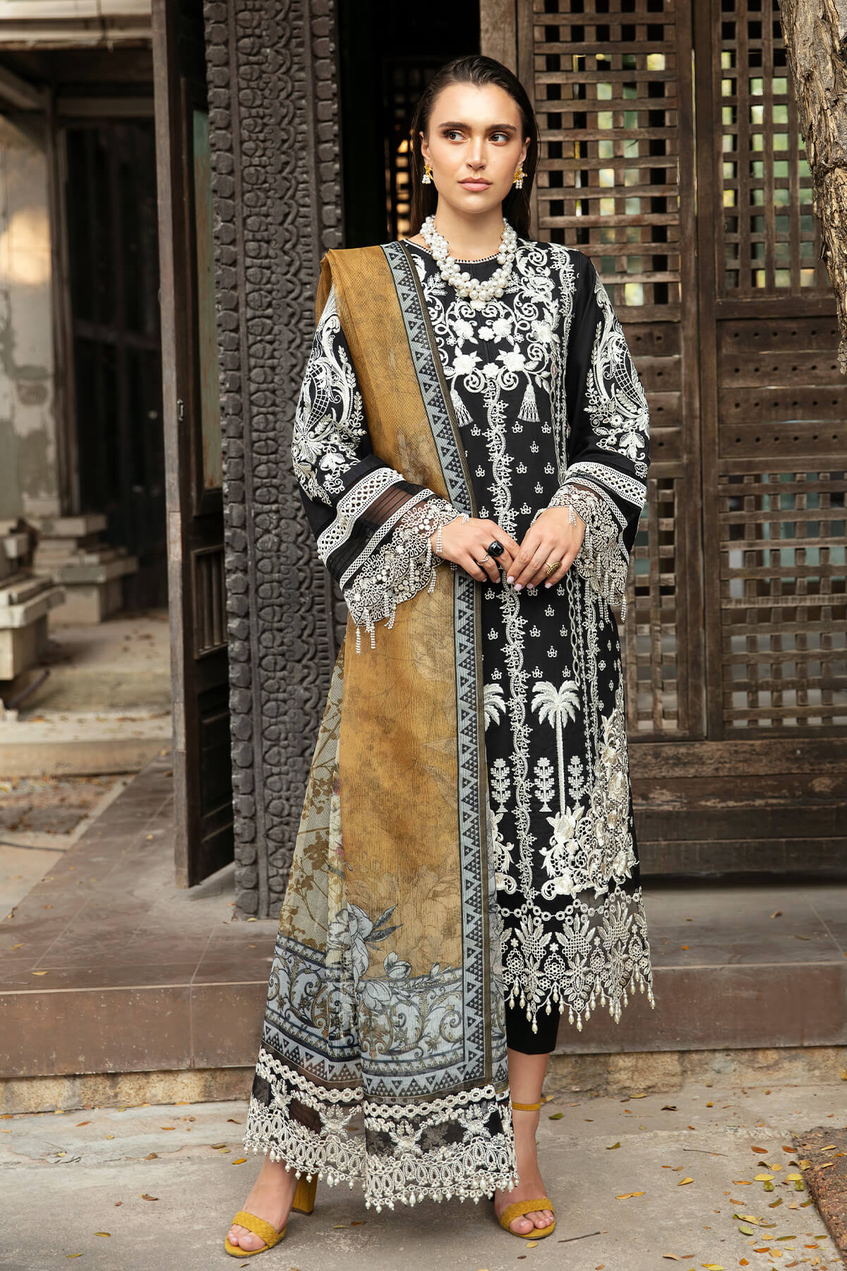 Imrozia Premium | Reve Luxury Lawn | S.L 63 Alma - by - Libasekhas UK - Registered Vendor of : Imrozia Premium - 100% Original Designer Dresss